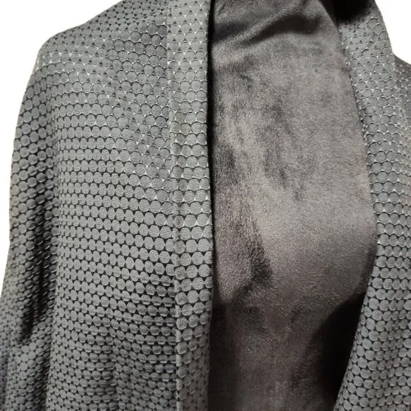 Vintage Cee -Dee Honey Comb Pattern Black Women's Cloak Size 6 ! Read Below ! - Picture 3 of 12